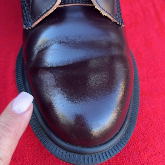 🏴 Dr. Martens Cordovan MIE Vintage 1460 Leather Boots UK 7 - Picture 12 of 17